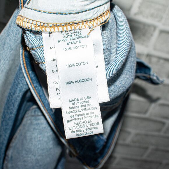 FRAME Denim Rigid Re-release Le Original Jeans Front Split Boot Size 24 - Picture 7 of 11